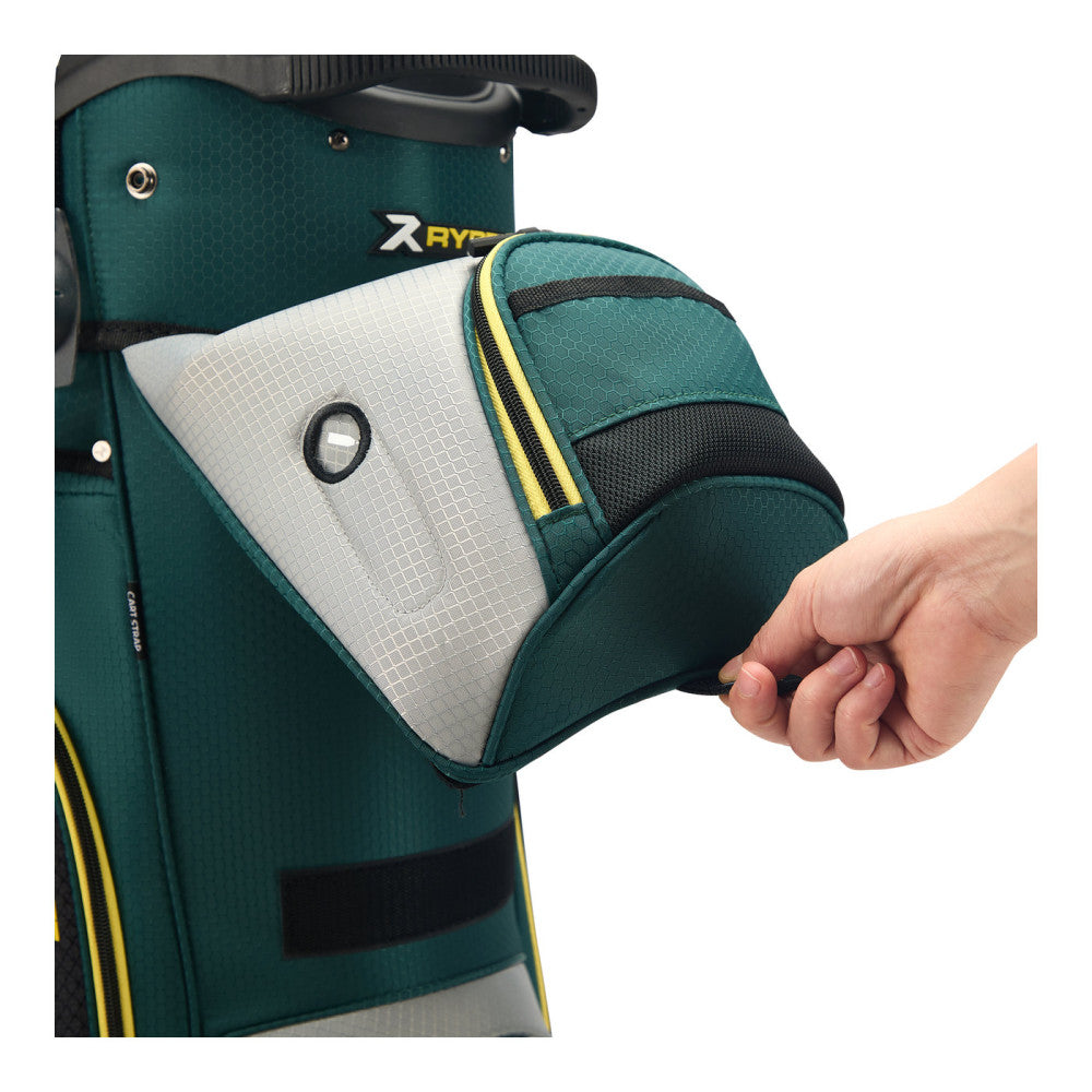 Speedy B. Q14 Cart Bag Green/Silver/Gold