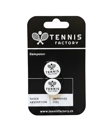 Ammortizzatori Tennis Factory confezione doppia bianchi