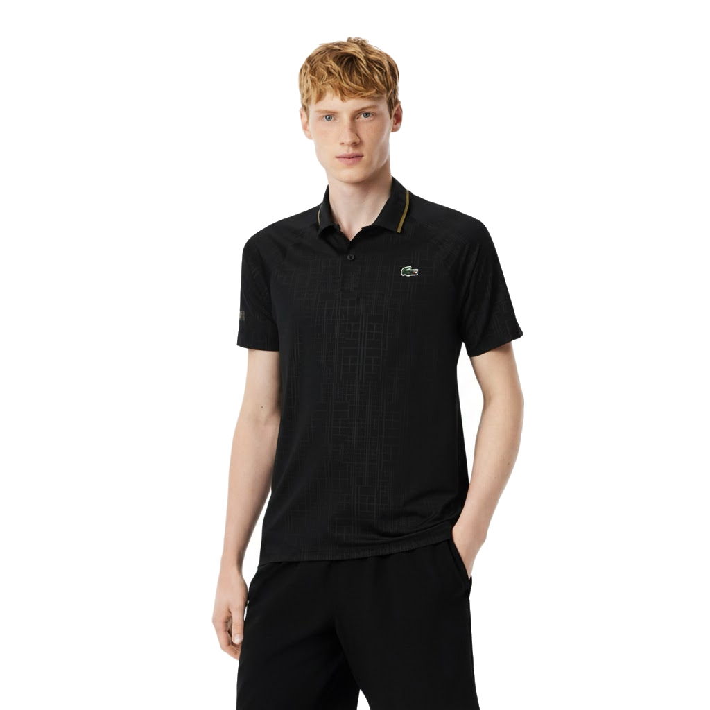 Djokovic Polo Herren Schwarz