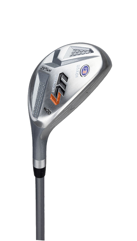 Kinder Golfset UL7 Set 51" (130–137 cm) 5 Schläger Orange, Produktbild 2, transparenter Hintergrund