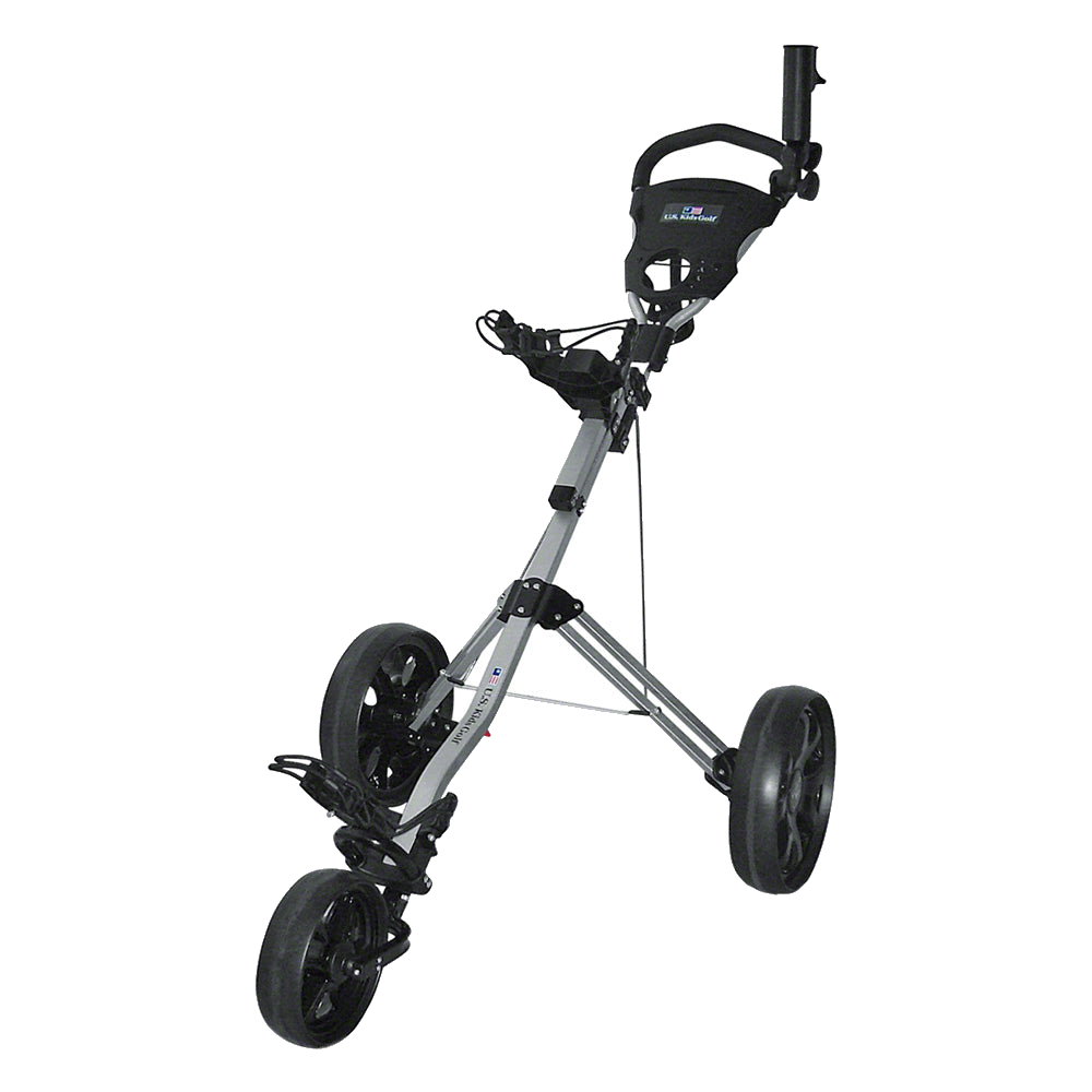 Junior Trolley 3-Rad Silber, Produktbild 1, transparenter Hintergrund