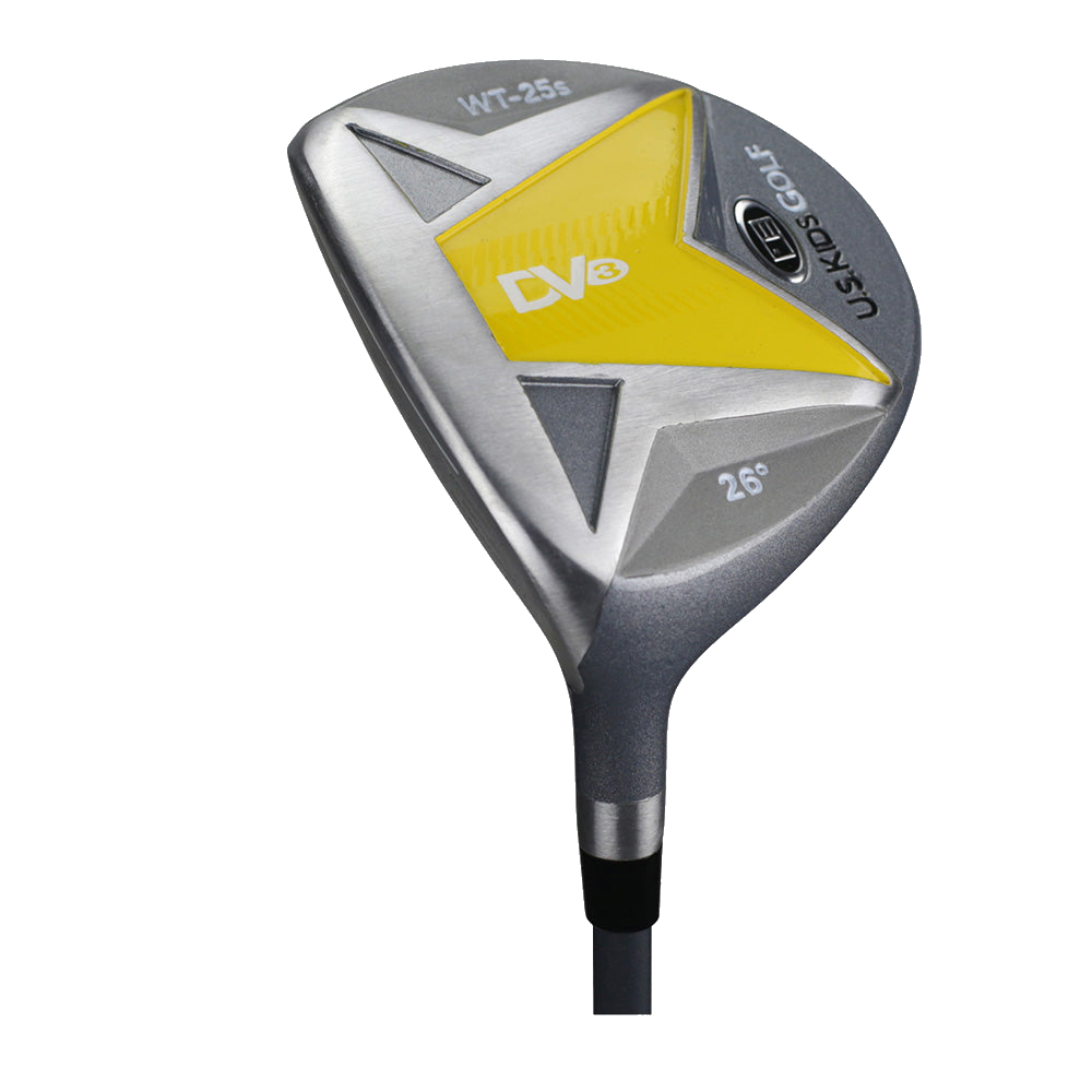 Ultralight Junior Fairway Wood 42" (107–115 cm) Gelb, Produktbild 2, transparenter Hintergrund
