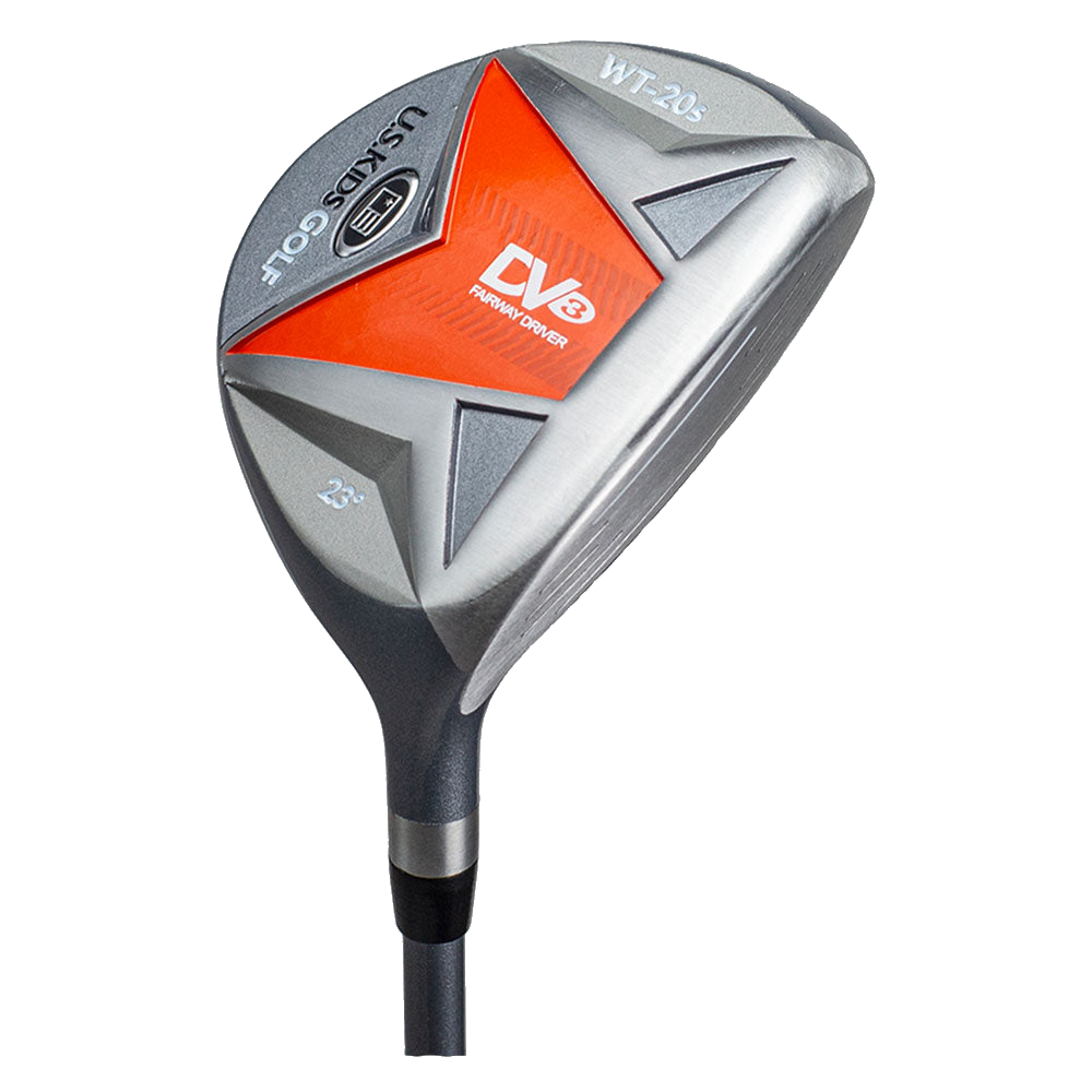 Ultralight Junior Fairway Wood 51" (130–137 cm) Orange, Produktbild 1, transparenter Hintergrund