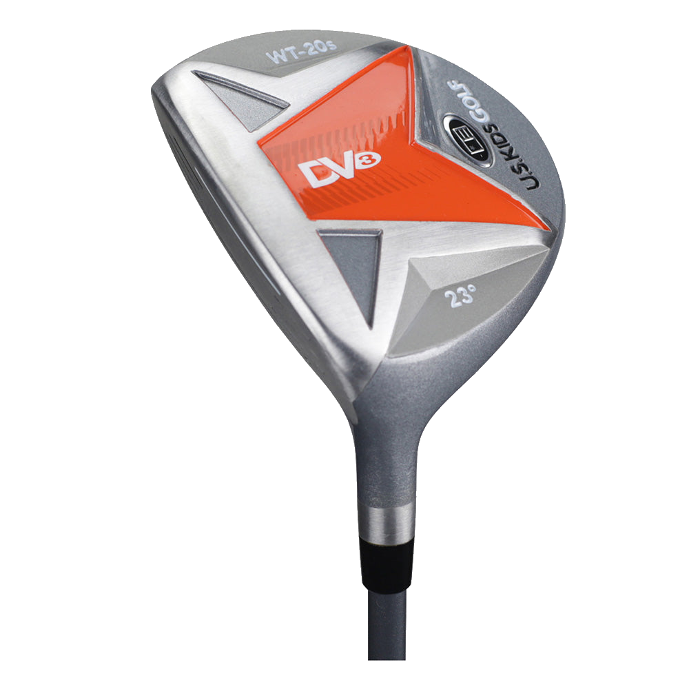 Ultralight Junior Fairway Wood 51" (130–137 cm) Orange, Produktbild 2, transparenter Hintergrund