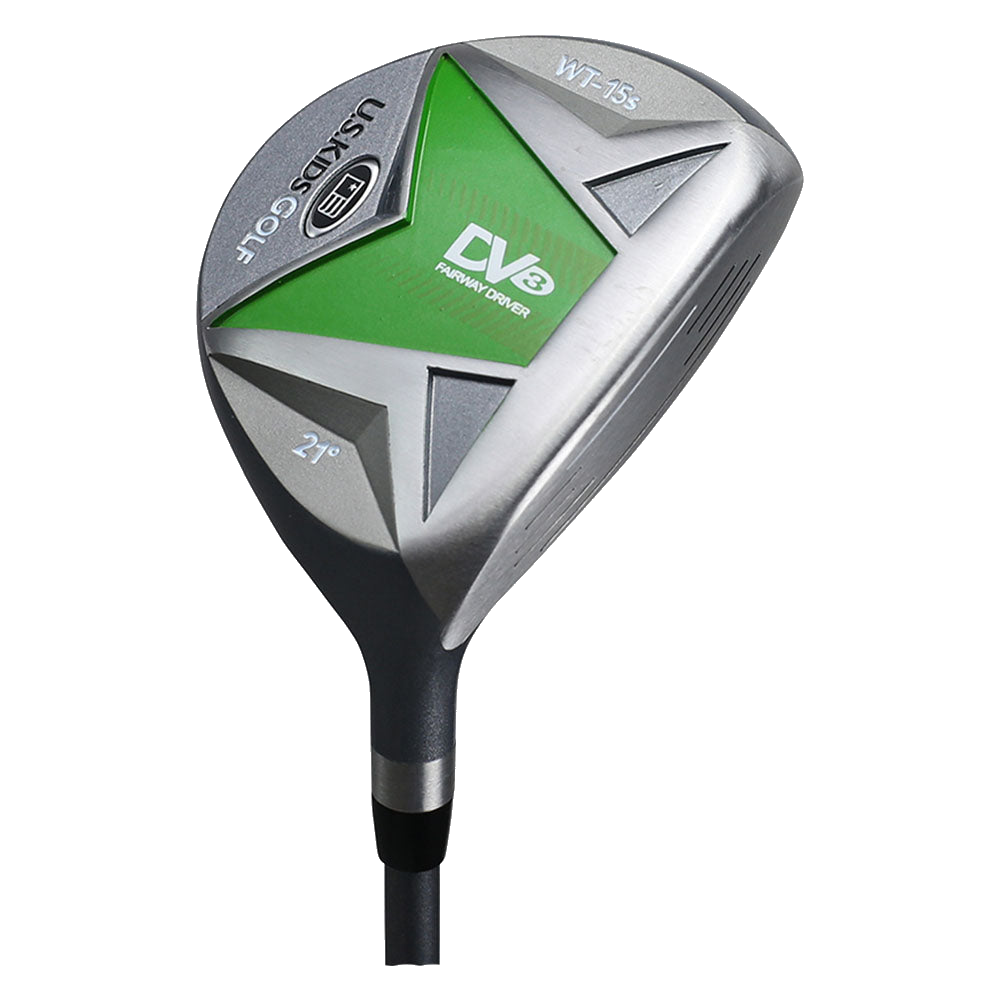 Ultralight Junior Fairway Wood 57" (145–152 cm) Grün, Produktbild 1, transparenter Hintergrund