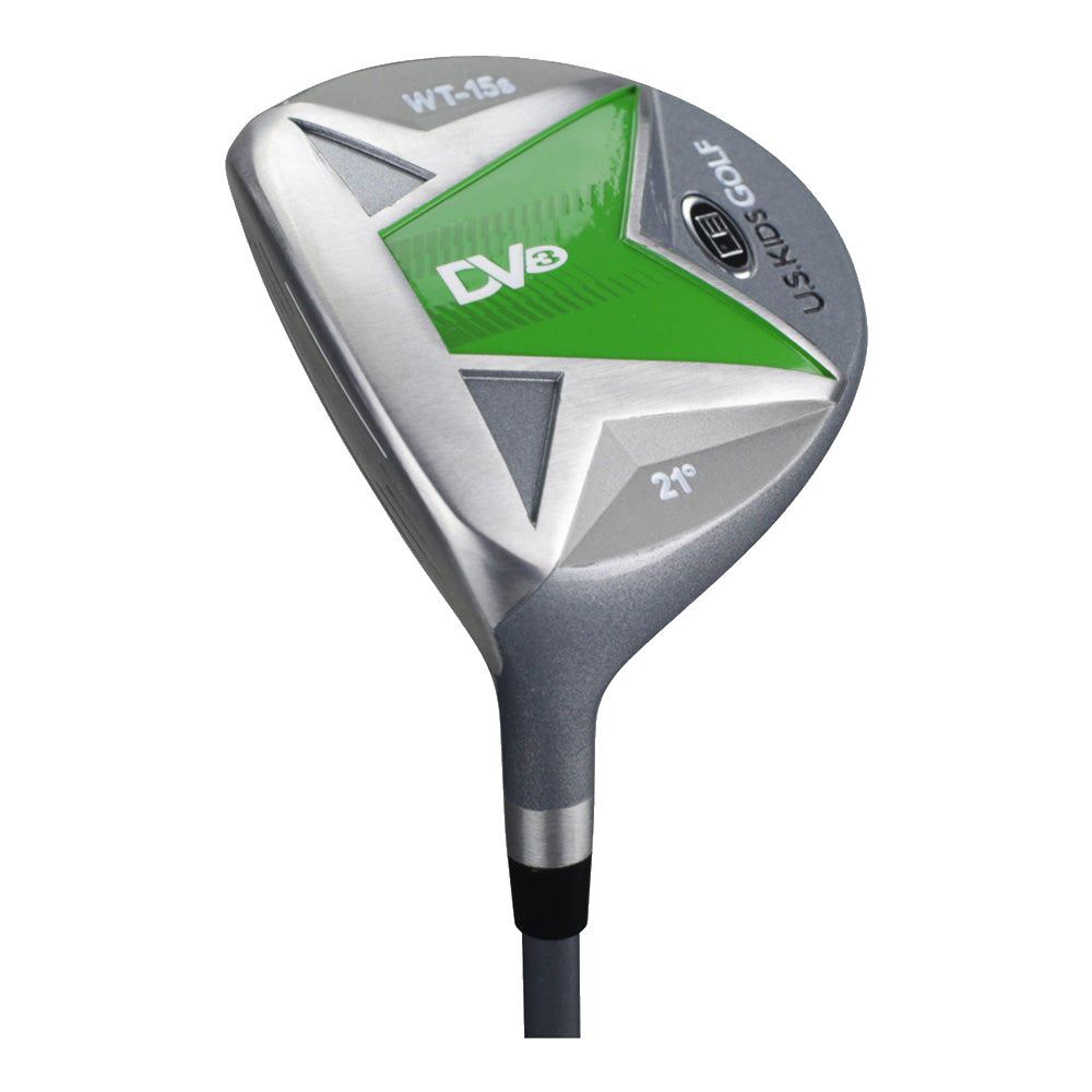 Ultralight Junior Fairway Wood 57" (145–152 cm) Grün, Produktbild 2, transparenter Hintergrund