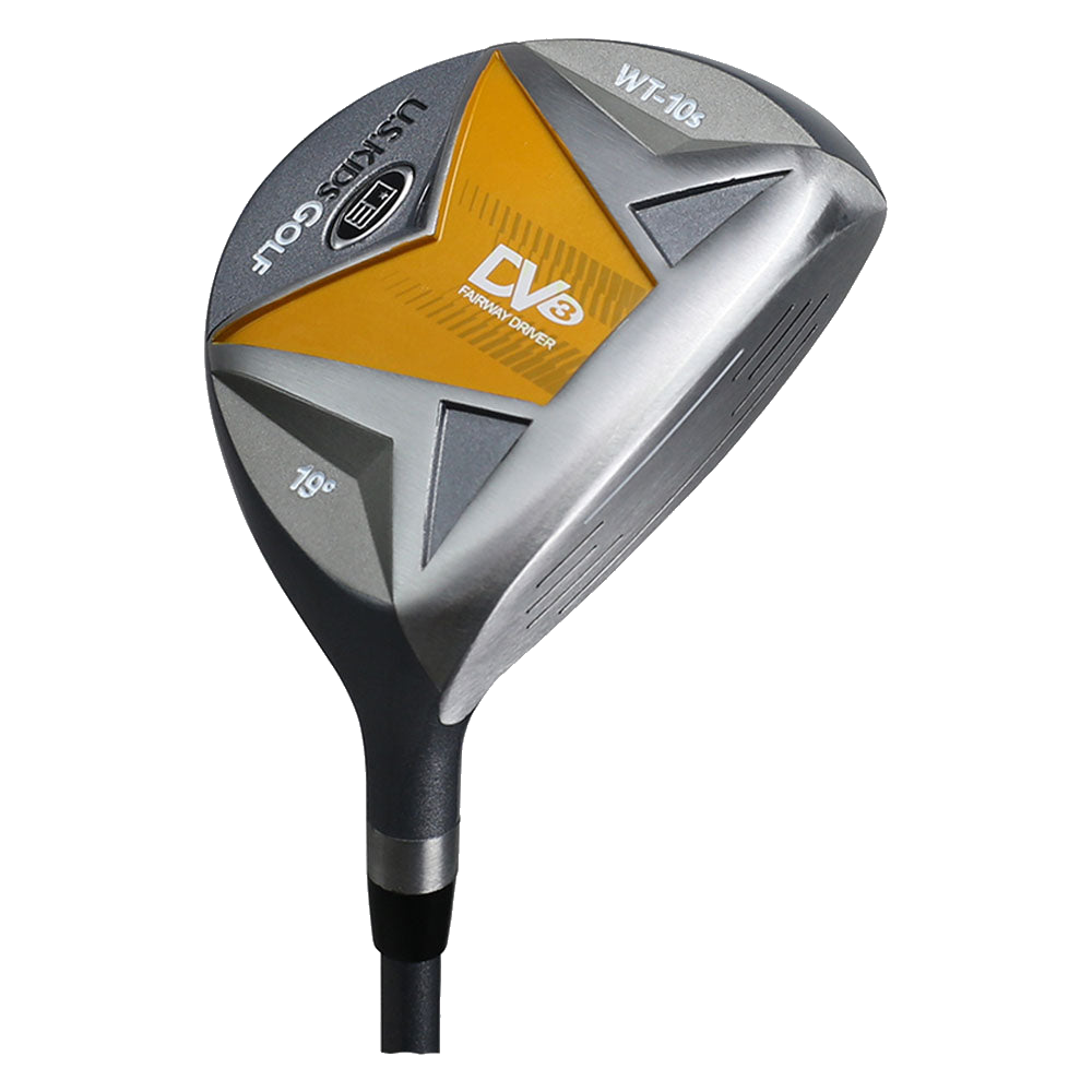 Ultralight Junior Fairway Wood 63" (160–168 cm) Gold, Produktbild 1, transparenter Hintergrund