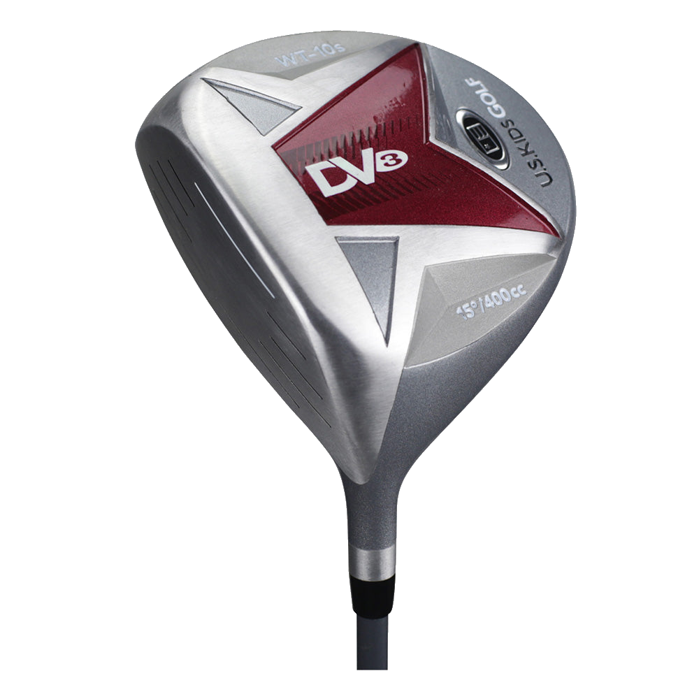 Kinder Golfset Ultralight Set 60" (152–160 cm) 5 Schläger Bordeaux, Produktbild 2, transparenter Hintergrund