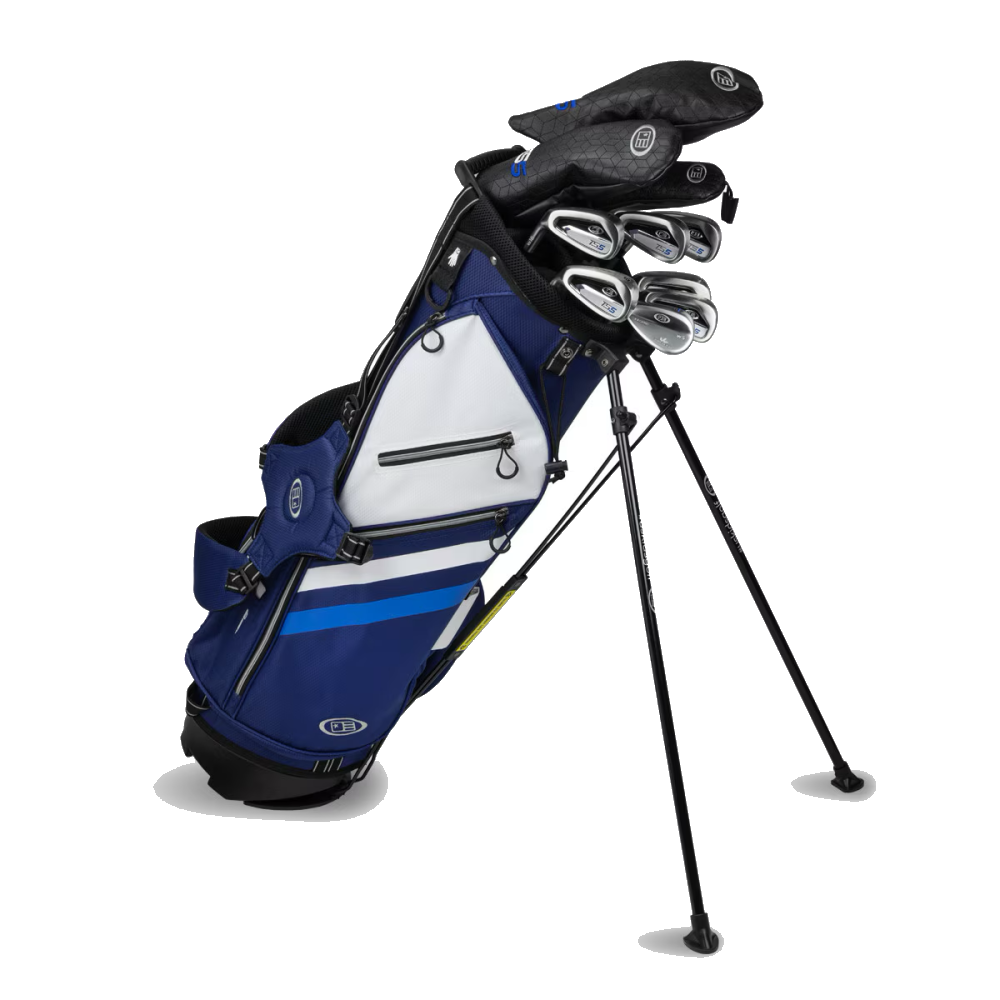 Kinder Golfset TS5 Set 60" (152–160 cm) 10 Schläger Navy, Produktbild 2, transparenter Hintergrund