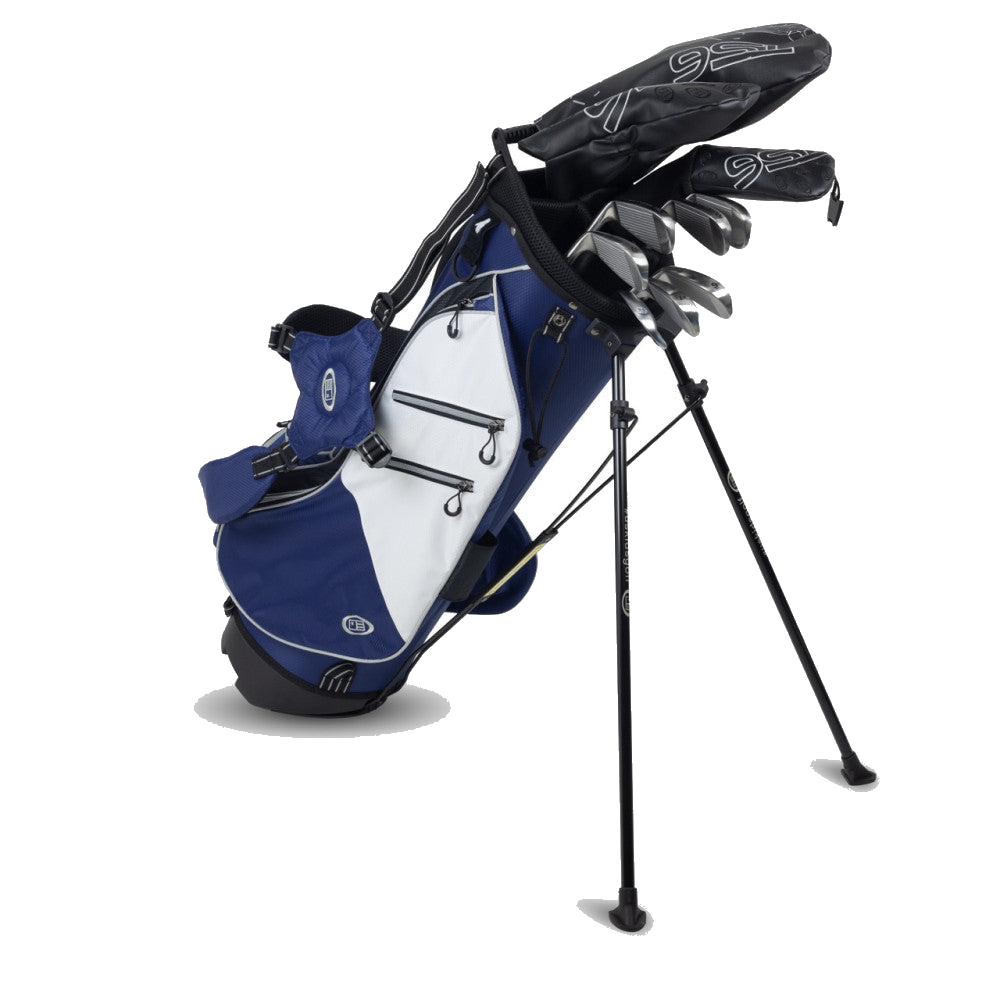 Kinder Golfset TS6 Set 54" (137–145 cm) 10 Schläger Navy, Produktbild 1, transparenter Hintergrund