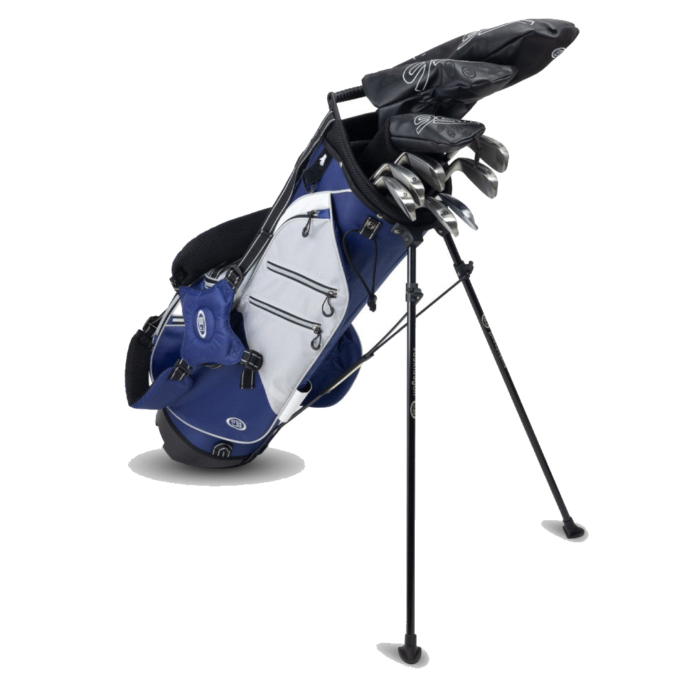 Kinder Golfset TS6 Set 63" (160–168 cm) 10 Schläger Navy, Produktbild 1, transparenter Hintergrund
