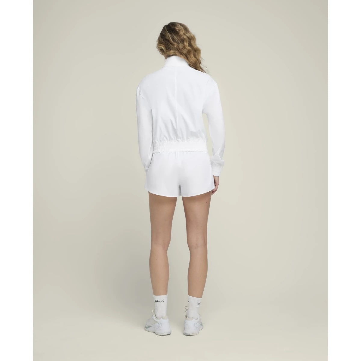 Team Warm-Up Jacke Damen Weiss