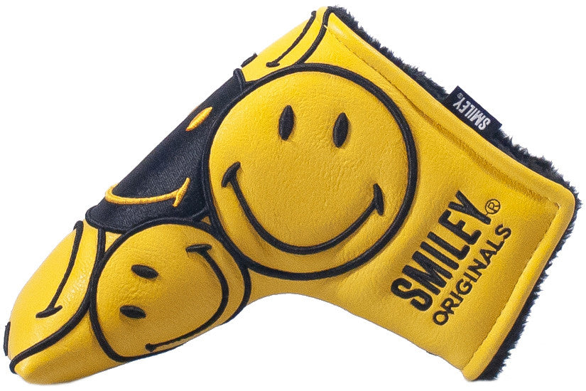 Couvre-putter Smiley Original blade jaune/noir