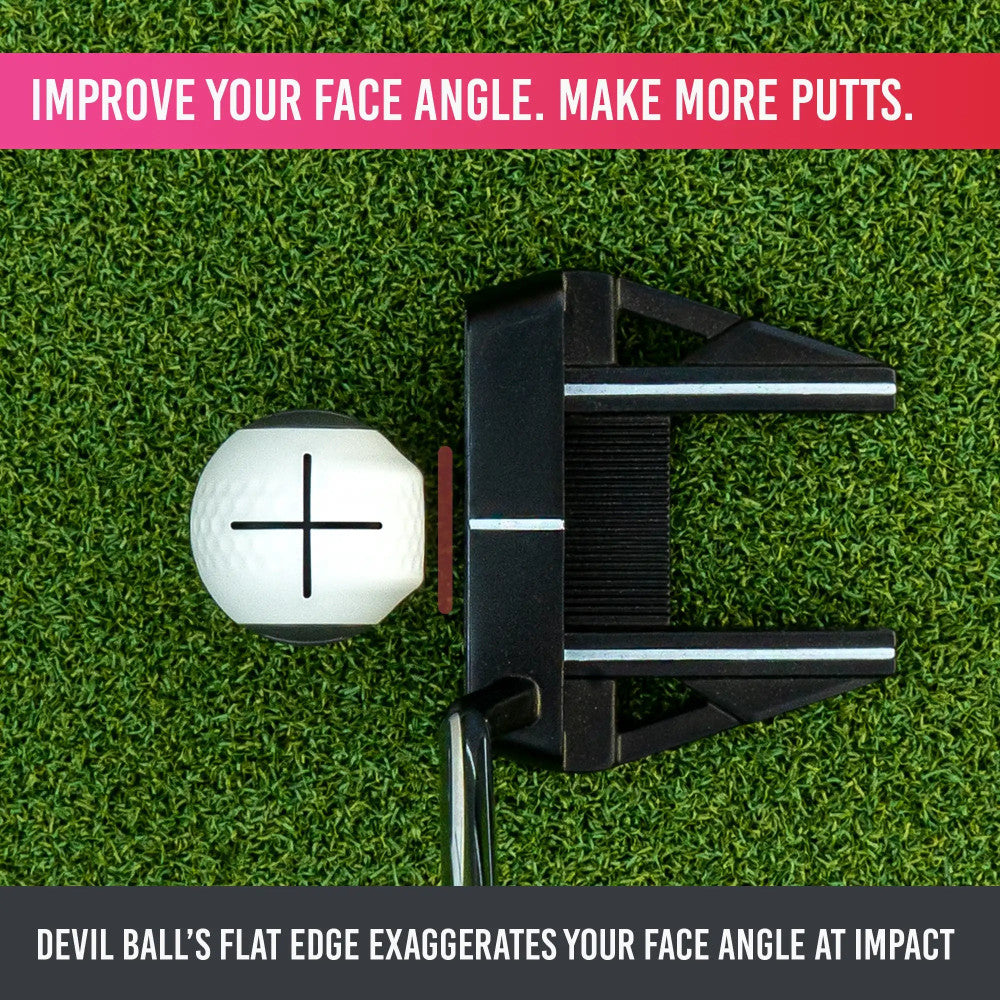 Balles d’entraînement au putting Devil Ball lot de 2