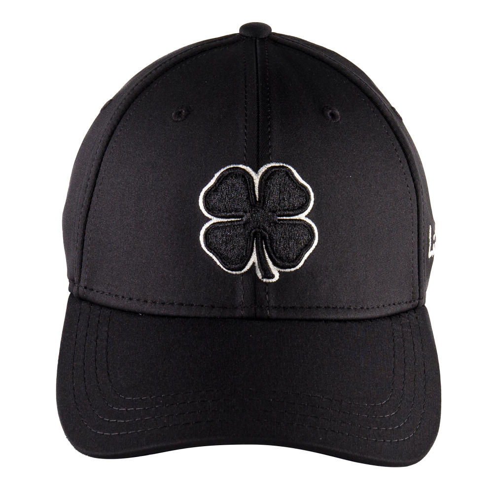 Premium Clover Fitted Cap Black