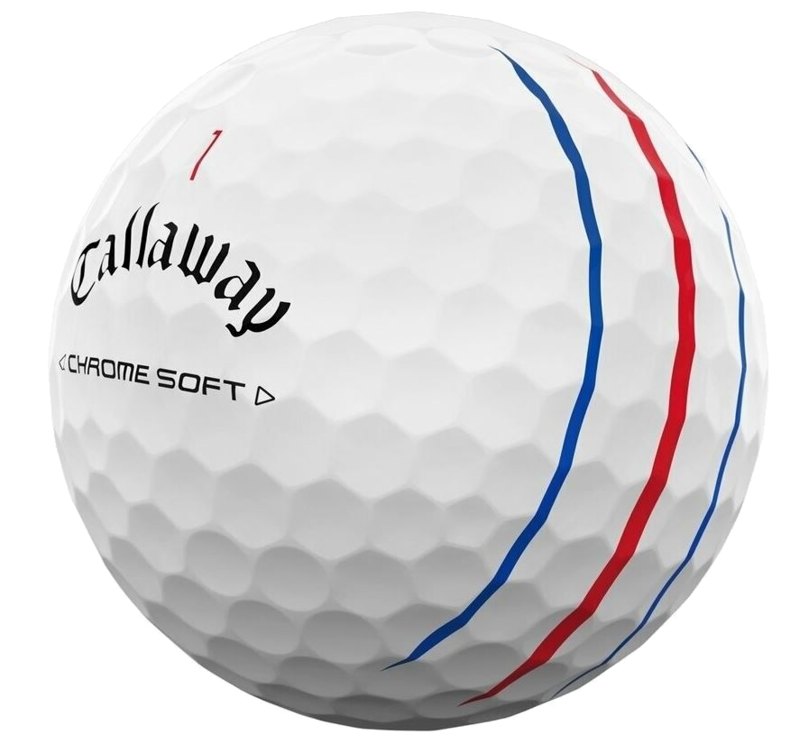 Chrome Soft (2024) Triple Track DZ White Golf Balls