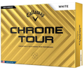 Balles de golf Chrome Tour (2024) blanches (douzaine)