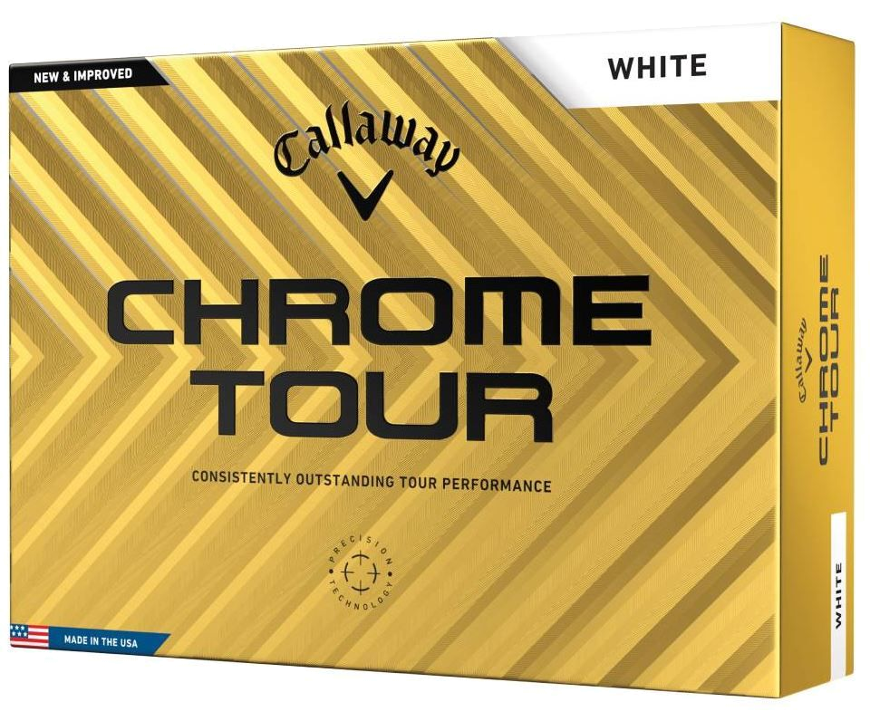 Chrome Tour (2024) DZ White Golf Balls