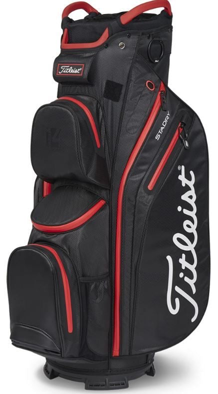 14 Stadry Cartbag Schwarz/Rot