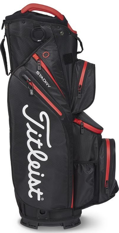 14 Stadry Cartbag Schwarz/Rot