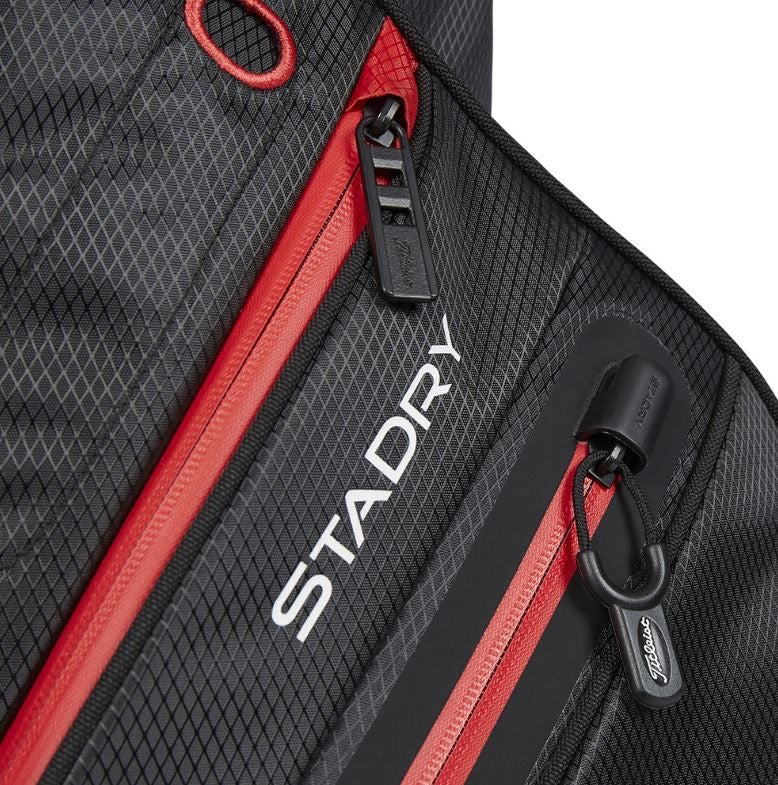 14 Stadry Cartbag Schwarz/Rot