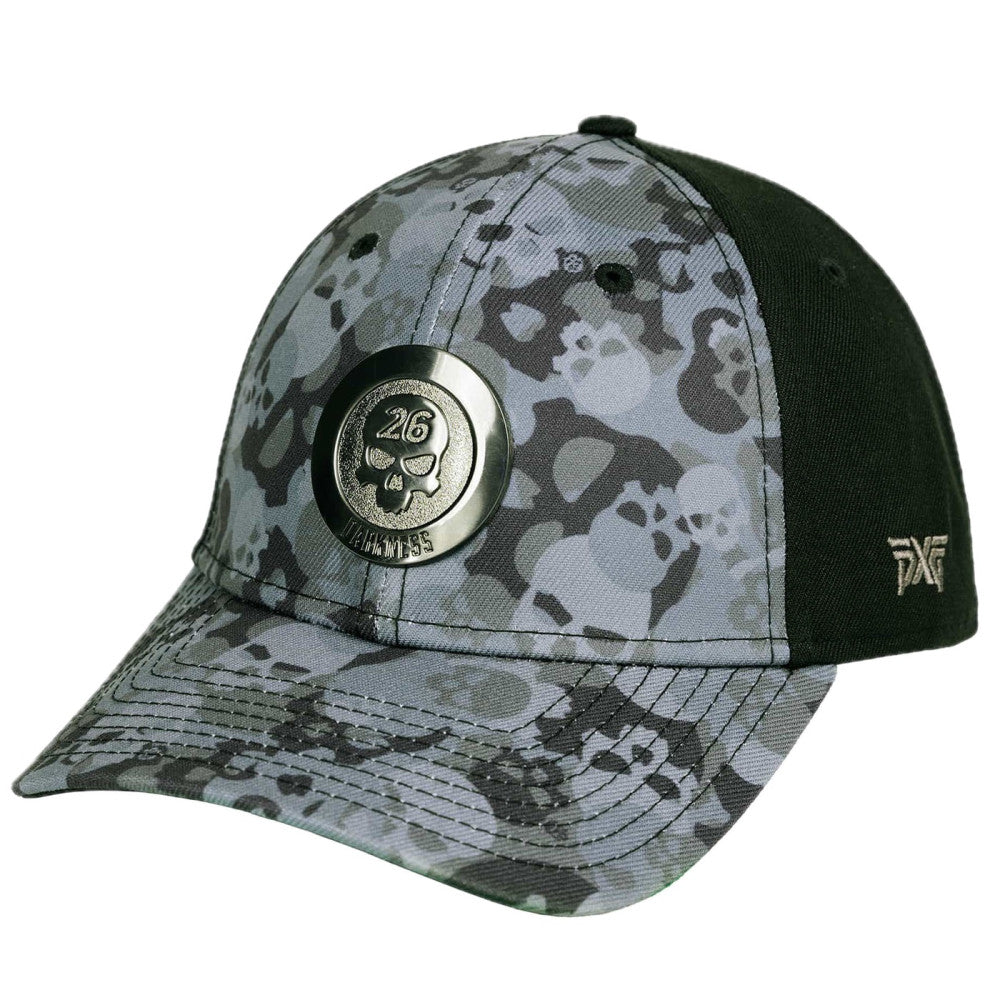 Darkness Skull Camo Faceted Logo 9FORTY Cap Grey Camo/Black