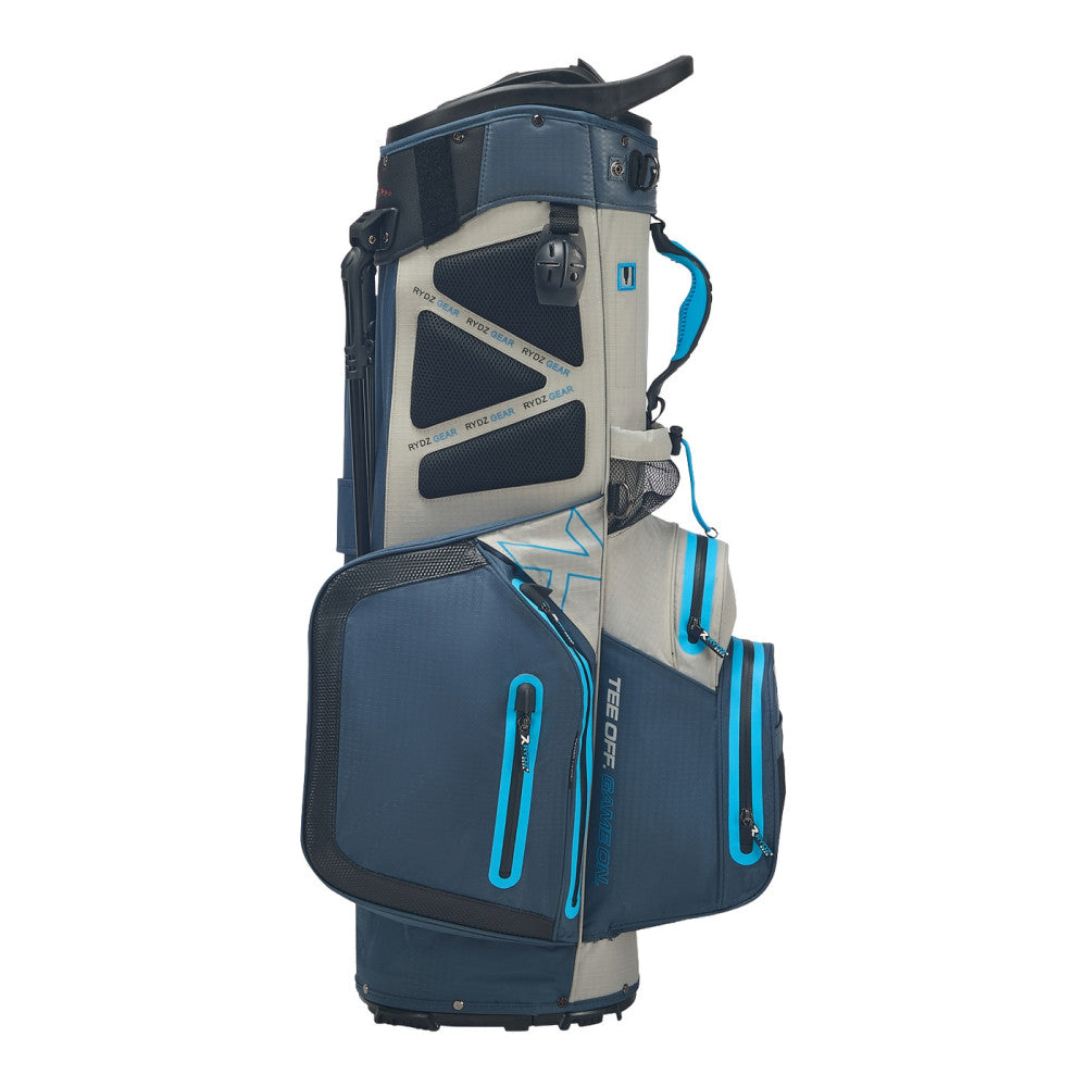 Clipsb 14 Way Waterproof Stand Bag Navy/Silver/Cobalt
