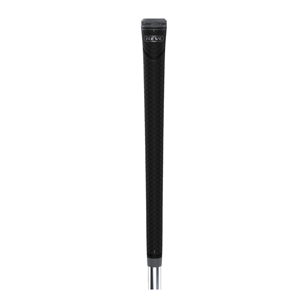 REVL Player Standard Golf Grip Black-Grey