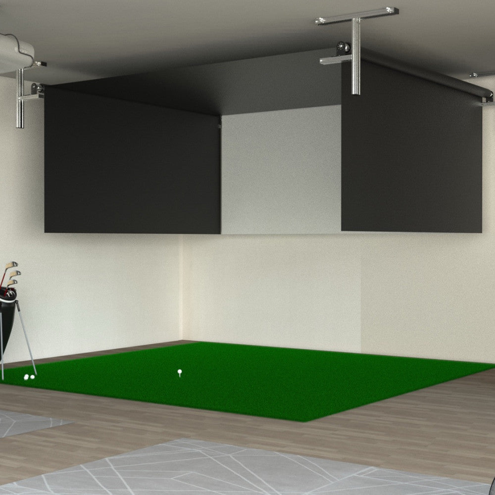 Vanish 11 einfahrbares Golfsimulator-Studio 3,12 x 2,6 x 1,5 m Handkurbel