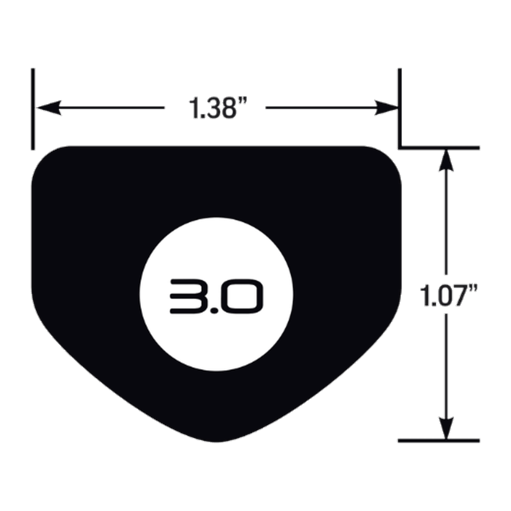 Grip de putter Zenergy Flatso 3.0 noir-blanc